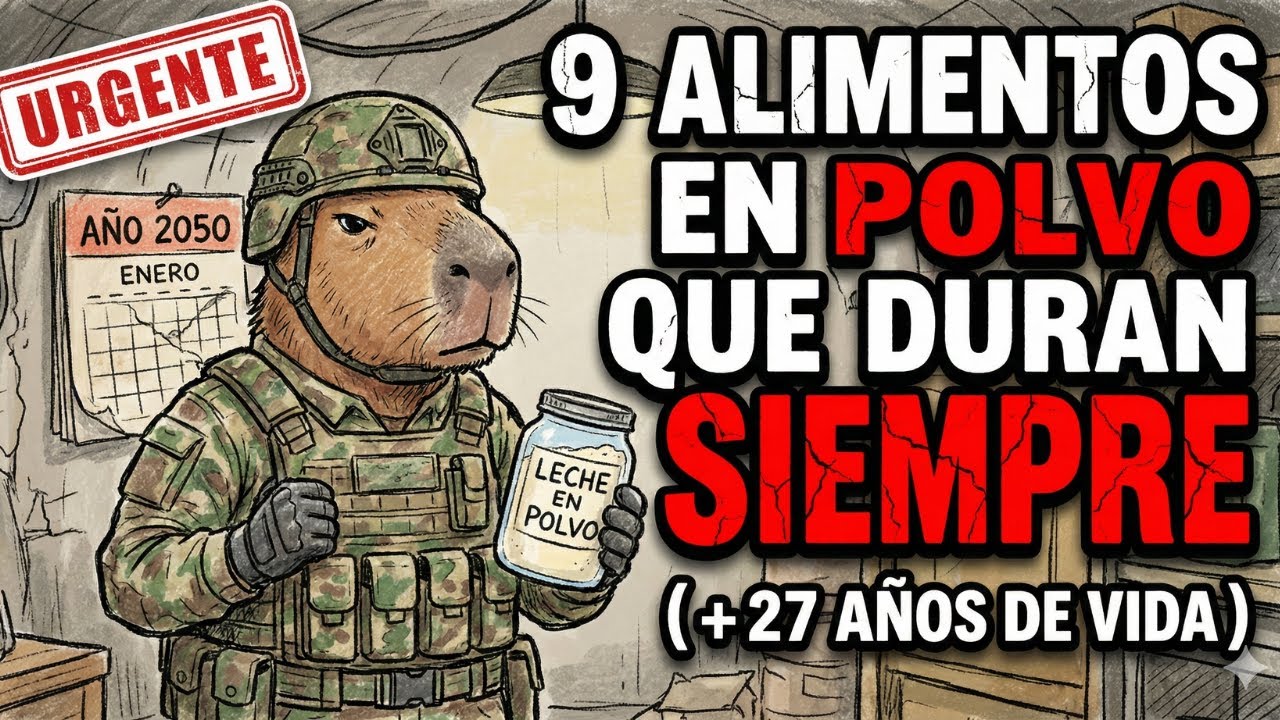 9 Alimentos en Polvo que DURAN SIEMPRE (+27 Años de Vida) v