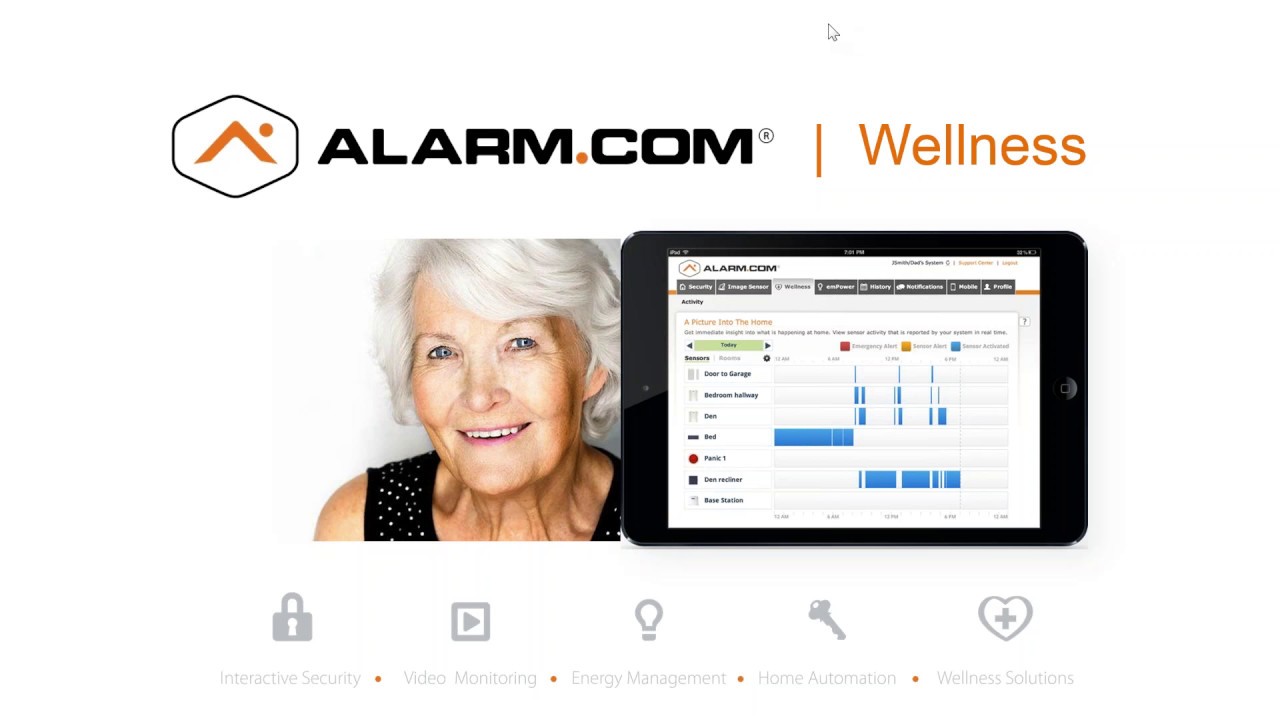 Alarm.com Wellness and Health Services