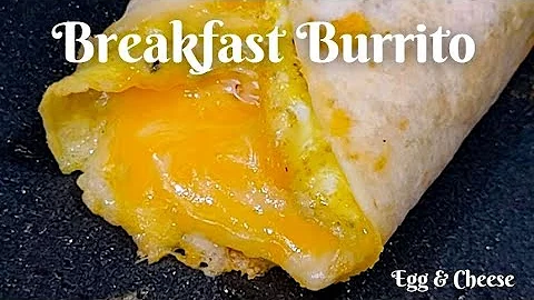 Quick & Easy Breakfast Burrito | Cheesy Egg Burrito | 5- Minute Breakfast Recipes | Spiceindiaonline