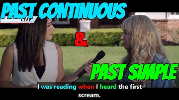 Past Simple & Past Continuous in MOVIES