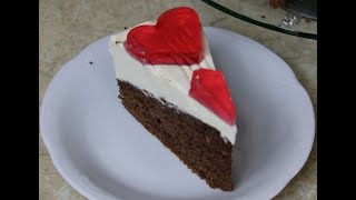 Ciasto Czekoladowe pulchne z pianką mascarpone