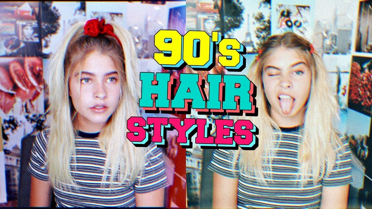 Easy Quick 90 S Inspired Hairstyles Youtube