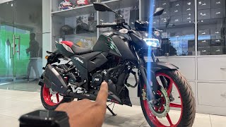 2024 New Tvs Apache RTR 160 4v Dual ABSSpecial Edition Full Black Review In Hindi 🖤