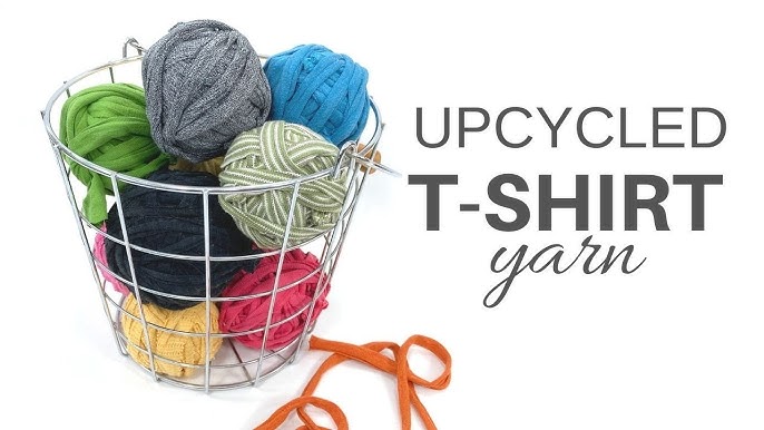 T-shirt yarn for crocheting baskets, bags, rugs and home decor. Tan –  Knitznpurlz
