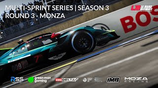 RCI TV | LMU | Multi-Sprint Series - Season 3 | Round 3 - Monza | Live Commentary