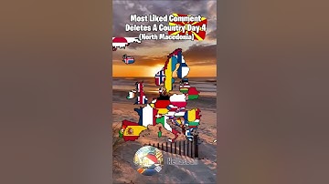 Most Liked Comment Deletes a Country Day 4 #shorts #europe #geography #mapping #maps #fypシ