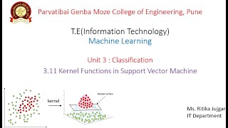 3.12 Non Linear Support Vector Machine (Part 4) | Kernel Functions in SVM | Machine Learning