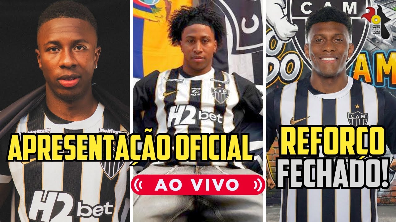 🚨 URGENTE CASSIERRA É DO GALO 🔴 APRESENTAÇÃO DE CINCO JOGADORES AO VIVO