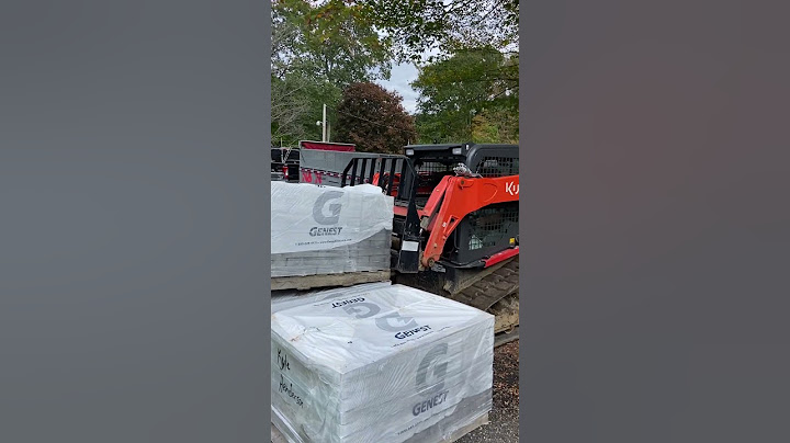 Kubota SVL 65-2 vs. Pallet of Pavers #construction #pavers #kubota