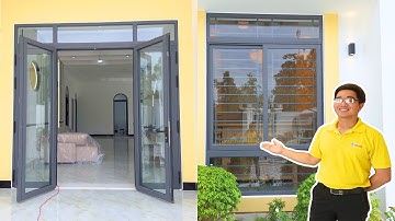 Review Bộ Cửa Nhôm Xingfa Nhà Mái Nhật Sang Trọng Tiện Nghi