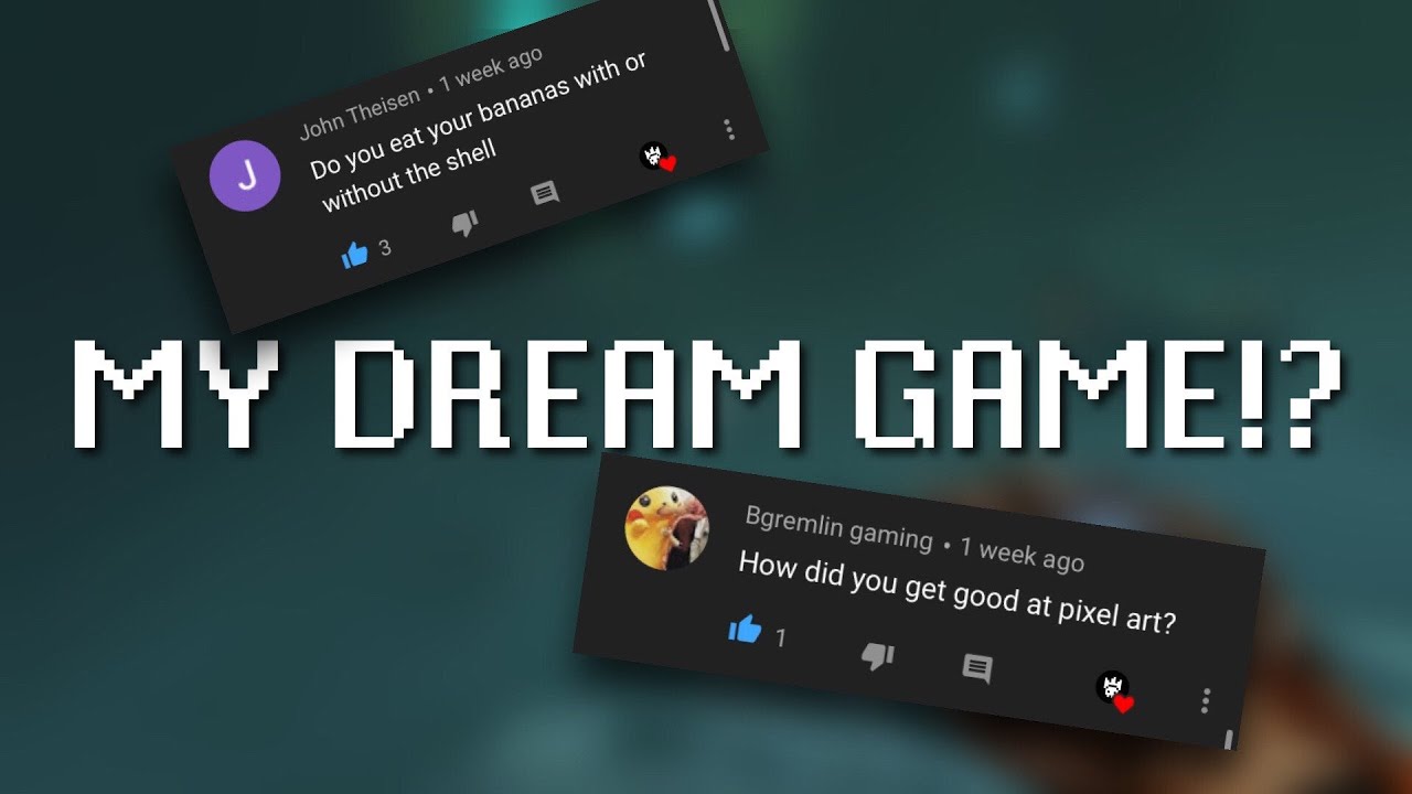 My Dream Game? | Indie Game Dev Q&A - YouTube