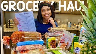 GROCERY HAUL for a FAMILY OF 4 | Harris Teeter