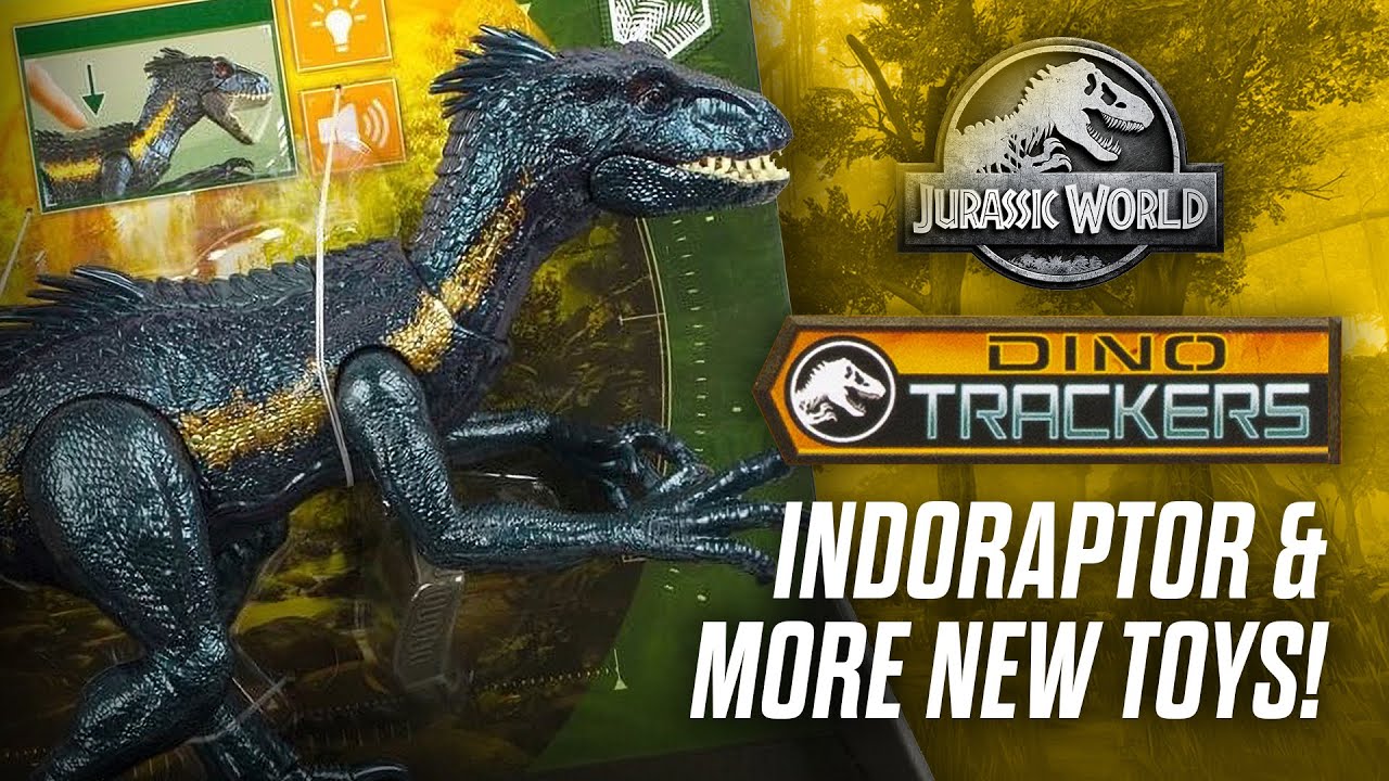 NEW INDORAPTOR TOY Jurassic World Dino Trackers 2023 Toy Reveals by