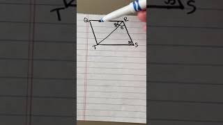 Finding unknown angles in parallelograms