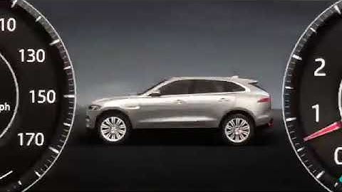 2019 Jaguar F PACE Digital Dash Tour