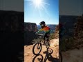 BMX rider speeds over dirt. #mtb #viral