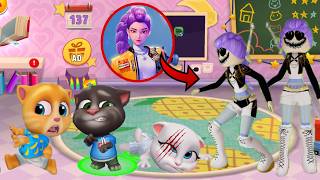 SERAM!!! HANTU RUMI KPOP DEMON HUNTER DATANG KERUMAH TOM ANGELA!!! - MY TALKING TOM FRIENDS