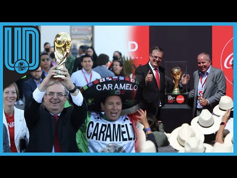 La Copa del Mundo ya está en México; tuvo una espectacular bienvenida