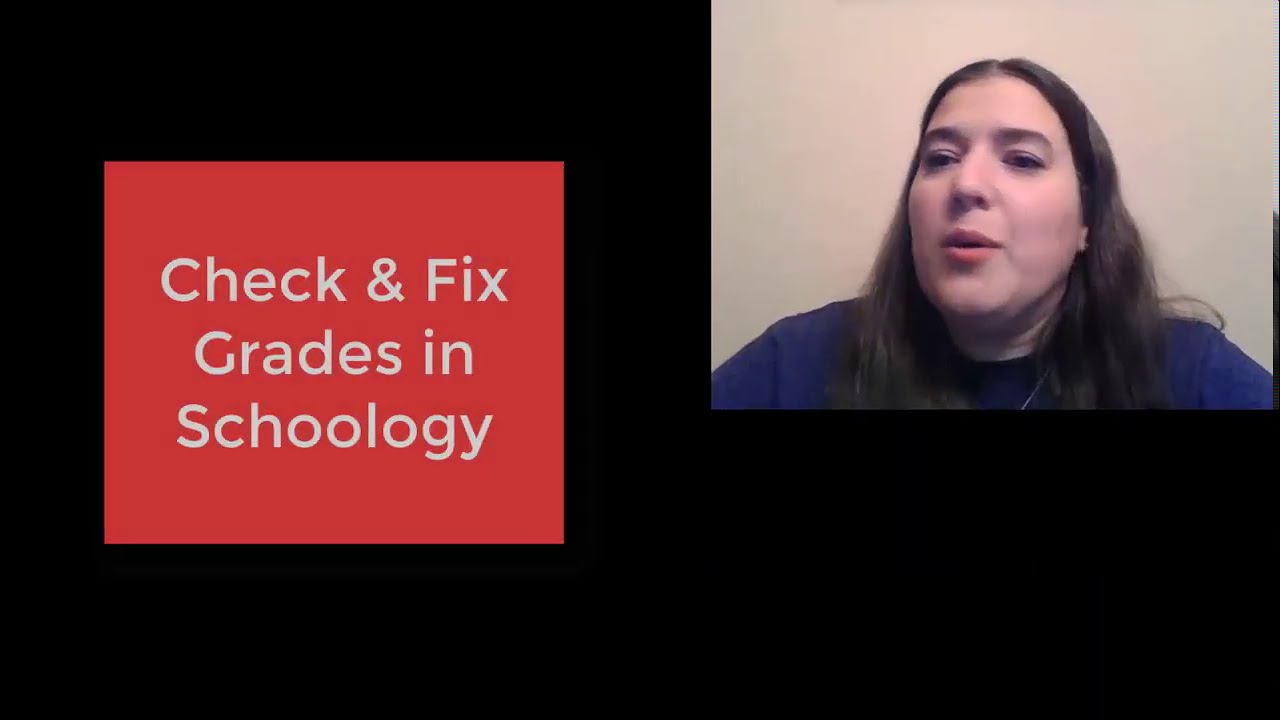 Schoology - How To Check And Fix Your Grades