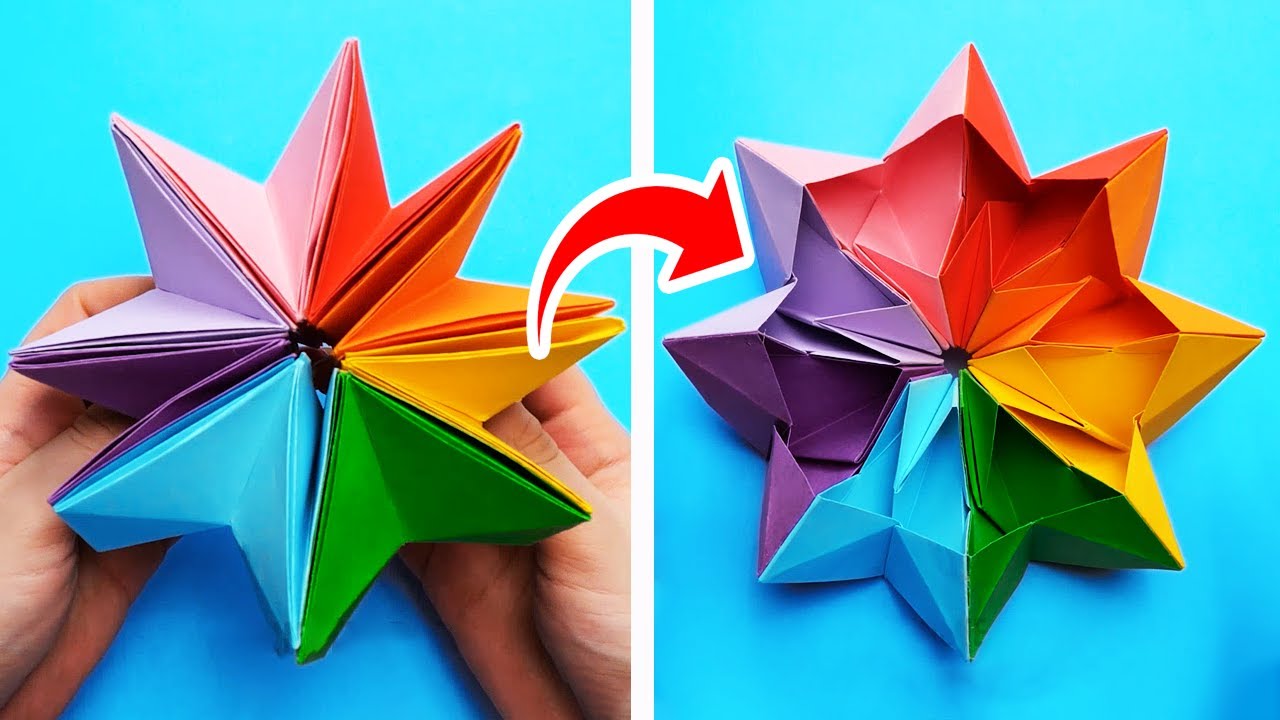 Simple Paper Crafts To Have Fun || 5-Minute Decor Diys With Paper To Try At  Home - Youtube