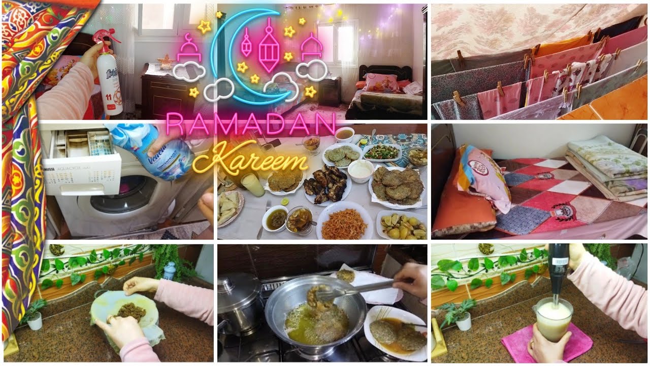 سفرة سادس يوم رمضان🌜بابسط الامكانيات عملت فطار بدون مجهود فاخر من الاخر وكله فضل ونعمه ♥️