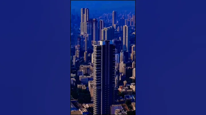 Mumbai City Skyline | Mumbai City Drone View | Mumbai City Status #mumbai #skyline #shorts #cityview