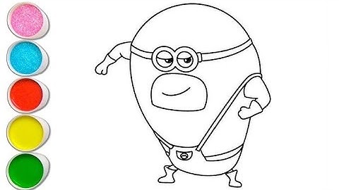 MINION Tekenen, Schilderen & Kleuren voor Kinderen en Peuters_ Kinderkunst