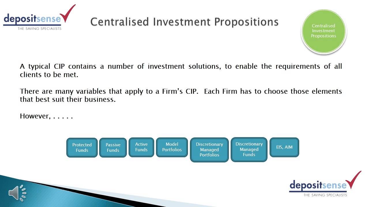 Video 11 Centralised Investment Propositions YouTube