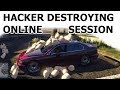 GTA Online Hacker Destorying Session and Porting Whole Map in one PLACE!!!