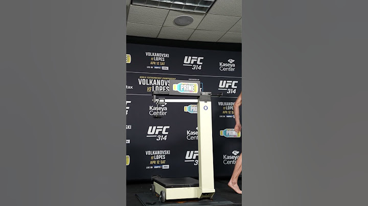 Paddy The Baddy weighs in at 156! 👀 #ufc314