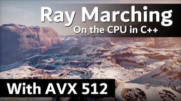 Raymarching on the CPU With AVX - Canyon Demo
