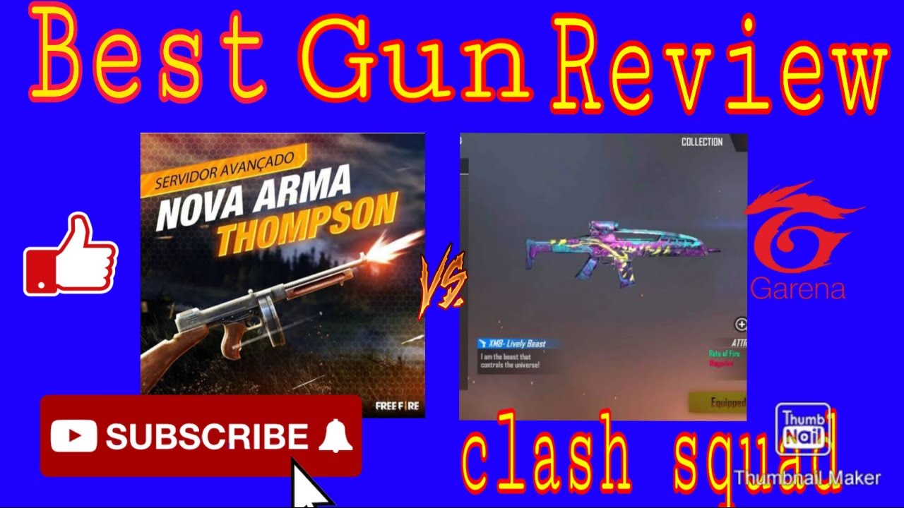 GARENA best gun review for CLASH SQUAD & RANK must watch