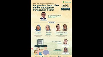 Webinar Hari Kesehatan Jiwa Sedunia 2025 - Pengasuhan Sehat Jiwa dalam Mewujudkan Pengasuhan Positif