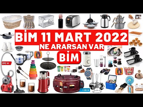 GERÇEĞİ İLK İZLEYİN | BİM 11 MART 2022 CUMA RESMİ KATALOĞU | ÇEYİZ VE MUTFAK ÜRÜNLERİ #bim