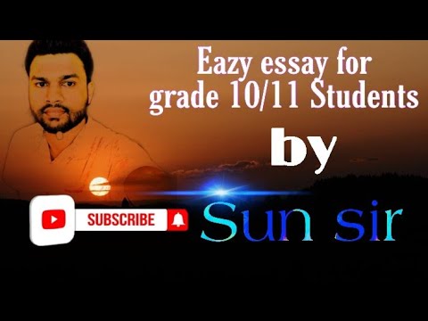 essay for grade 10 students