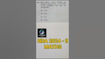 Three distinct natural numbers are: chosen at random from 1 to 10.