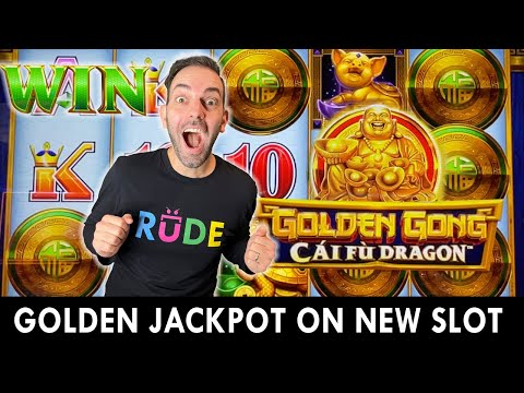 💫 BIGGEST WIN EVER on the NEW Golden Gong Slot Machine💫
