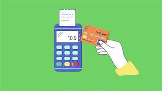 Credit Card Security Animation | Card Animated Icons Green Screen