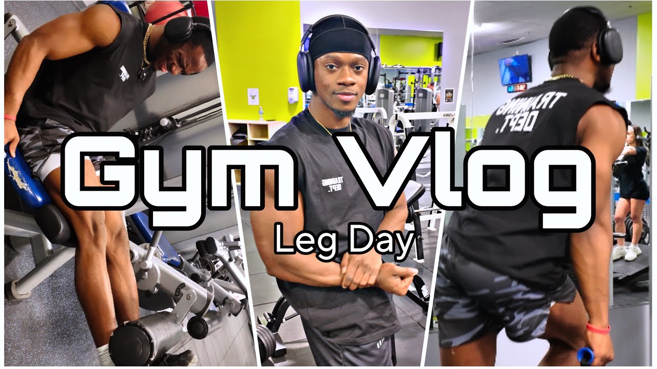 Gym Vlog | Full Leg day workout with Mar at Macfitness gym - YouTube