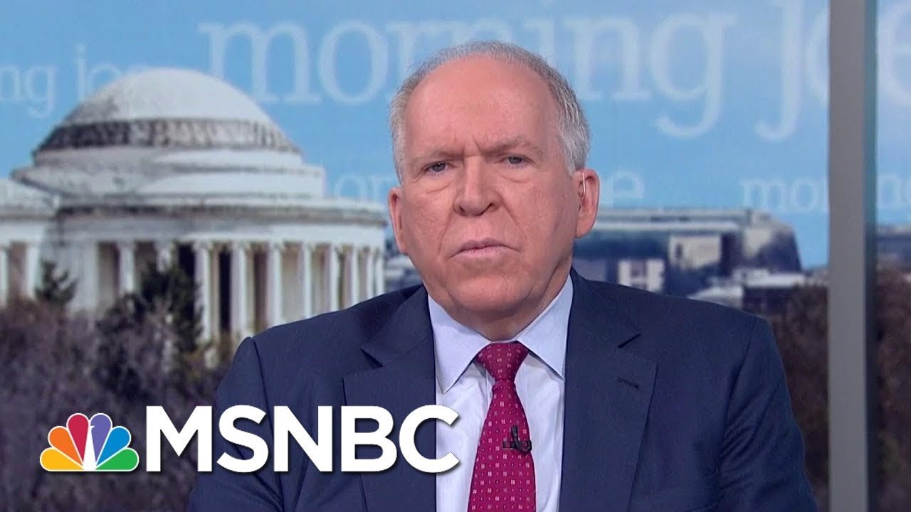 fmr cia john brennan russia could have something on president