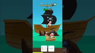 Save the pirate! make choices! level 51 - 52 - 53 #shorts screenshot 5