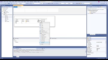 How to create Table Report SSRS - Visual Studio 2019