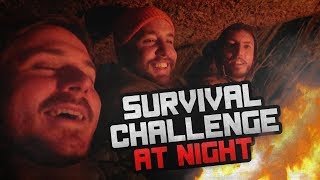 OVERNIGHT IN THE FOREST (FREEZING) 24 HOUR CHALLENGE!