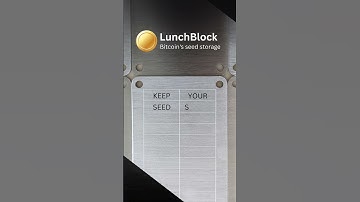 LunchBlock จด Seed Phrase ให้ปลอดภัยได้แล้ววันนี้ #Bitcoin #BTC #passphrase #seed #satoshi #บิทคอยน์