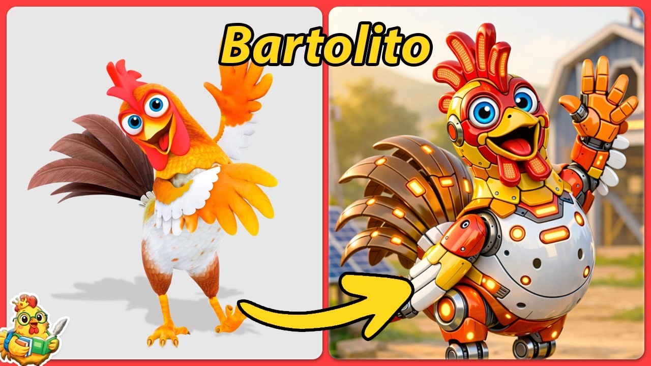 La GRANJA DE ZENÓN en Version ROBOTS 🤖😱 + Juego Adivina la Canción 🎵😀¿Como se llama la Canción?🎵❤️