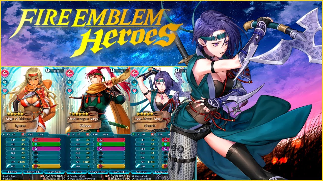 ✩ Ninja Shamir Is Way Too Good... 😩 | Stats + Comparisons Ninja Training Banner 【Fire Emblem Heroes】