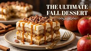Caramel Apple Tiramisu 🍎 This Is A Must - Make Dessert For Fallpple Tiramisu