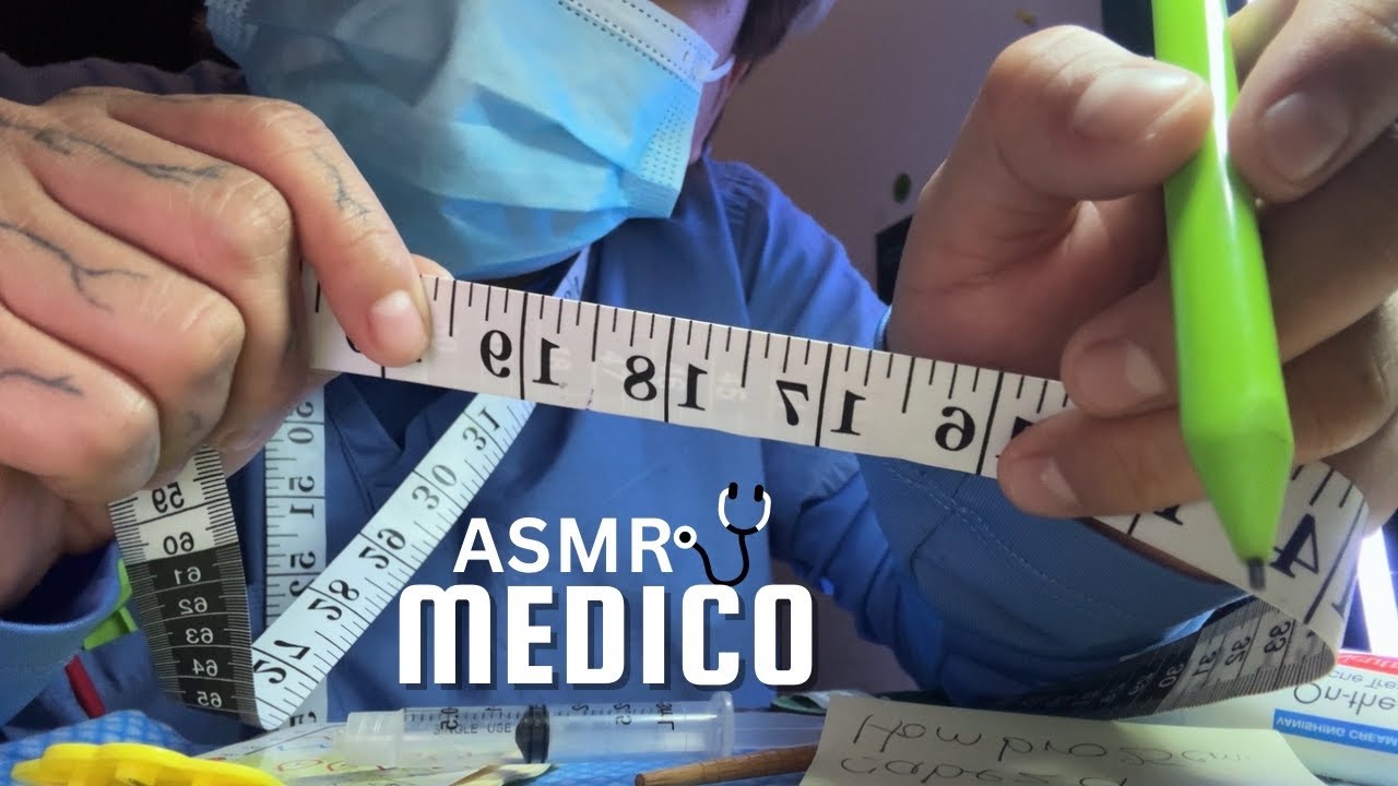 ASMR-🚨ENFERMERO TE PREPARA PARA TU CIRUJIA CON MEDIDAS📐EXACTAS 