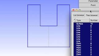Gmsh basic 2D mesh 1