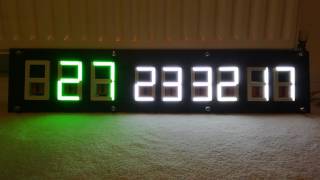 3D Printed 7 Segment Display Countdown Clock